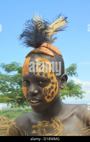 A Group of Traditional Konso Tribe Men Playing Gebra which is the ...