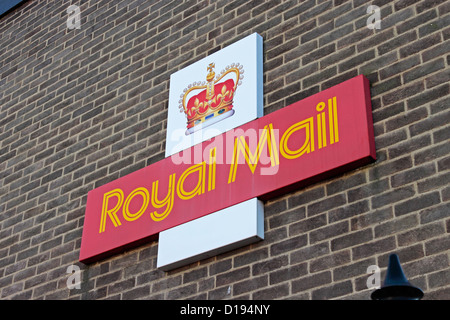 Royal Mail Sign at Selby Post Office Stock Photo