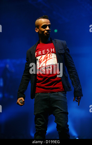 JLS Perform at The Clothes Show Live 2012, NEC, Birmingham Stock Photo