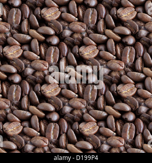 Coffee Beans Seamless Background Pattern Stock Photo