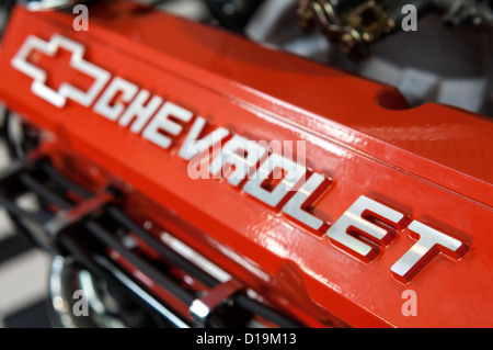 Chevrolet Engine Stock Photo