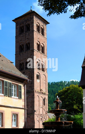 Black Forest, Hirsau, Eulenturm, Monastery of St. Peter and Paul, Baden Würtemberg, Schwarzwald, Kloster Hirsau, Eulenturm Stock Photo