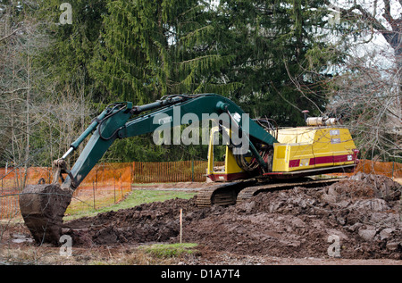 Bucyrus-Erie 325 hydraulic excavator. Stock Photo