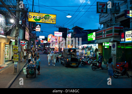 Walking Street, Pattaya Stock Photo