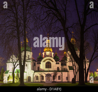 St. Sophia cathedral in Kyiv (XI century), southwestern side Stock Photo