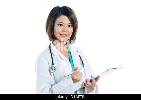 Female Nurse Wearing Green Scrubs Stock Photo - Alamy