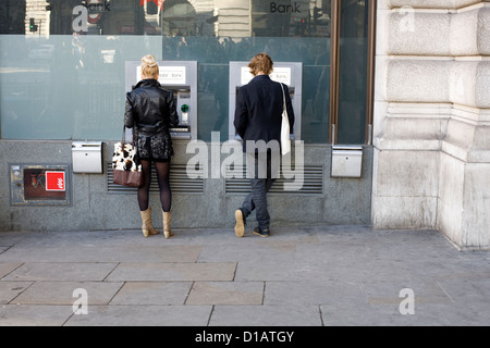 Bank Cash Dispenser Stock Photo