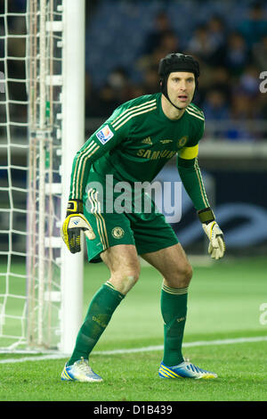 Petr Cech (Chelsea), DECEMBER 13, 2012: Football / Soccer, FIFA Club World Cup Japan 2012, match between CF Monterrey 1-3 Chelsea FC at International Stadium in Yokohama, Japan, (Photo by Enrico Calderoni/AFLO SPORT) [0391] Stock Photo