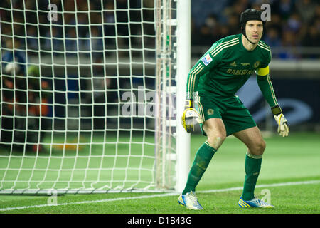 Petr Cech (Chelsea), DECEMBER 13, 2012: Football / Soccer, FIFA Club World Cup Japan 2012, match between CF Monterrey 1-3 Chelsea FC at International Stadium in Yokohama, Japan, (Photo by Enrico Calderoni/AFLO SPORT) [0391] Stock Photo