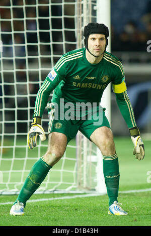 Petr Cech (Chelsea), DECEMBER 13, 2012: Football / Soccer, FIFA Club World Cup Japan 2012, match between CF Monterrey 1-3 Chelsea FC at International Stadium in Yokohama, Japan, (Photo by Enrico Calderoni/AFLO SPORT) [0391] Stock Photo