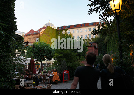 Berlin, Germany, in the tourist Heckmannhoefen Stock Photo