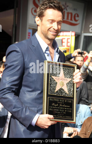 Hugh Jackman honored with a Star honored on the Hollywood walk of Fame ...