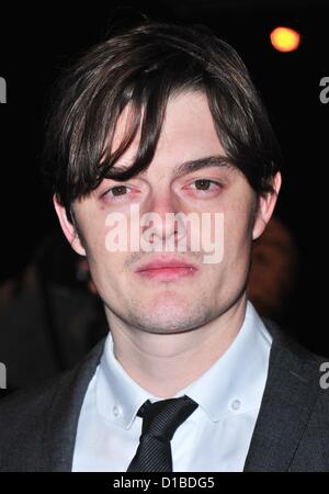 Sam Riley at arrivals for ON THE ROAD Premiere, School of Visual Arts (SVA) Theater, New York, NY December 13, 2012. Photo By: Gregorio T. Binuya/Everett Collection/Alamy live news. USA.  Stock Photo