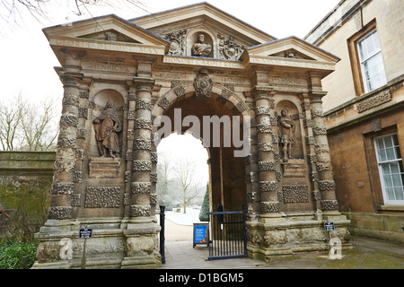 Entrance to the Oxford Botanic Garden the oldest in Britain Oxford UK Stock Photo