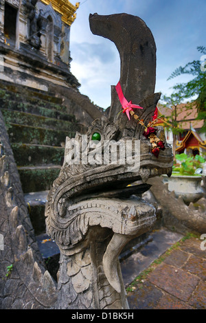 Wat Chiang Man, the oldest temple in Chiang Mai, Thailand Stock Photo