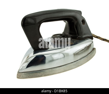 Old iron isolated over white background Stock Photo