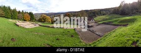 Witcombe The ruined remains of Great Witcombe Roman Villa, Gloucestershire, UK ...