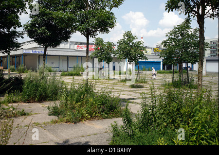 Berlin, Germany, abandoned department store in the Marzahn-Hellersdorf Stock Photo