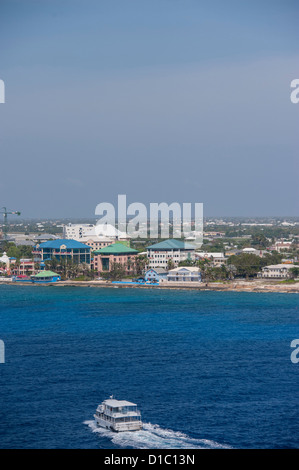 British West Indies, Cayman Islands, Grand Cayman, George Town, ferry, tender Stock Photo