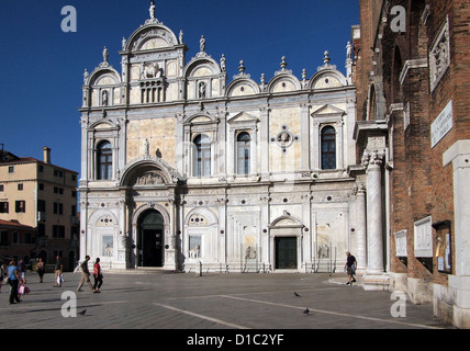 Venice - Scuola Grande di San Marco Stock Photo