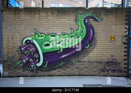 Street art in East End, London Stock Photo