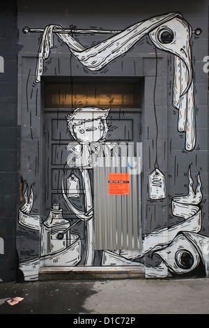 Street art in East End, London Stock Photo