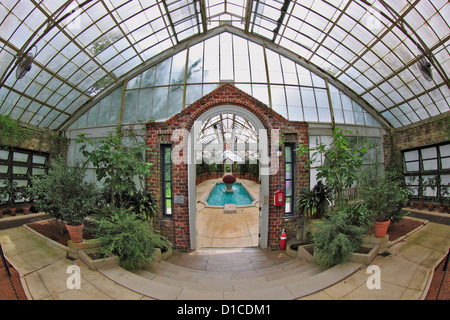 Greenhouse at Planting Fields Arboretum Oyster Bay Long Island New York Stock Photo