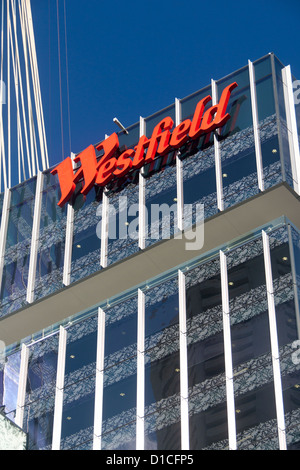 Westfield mall / shopping centre part of Sydney Tower complex Pitt Street Sydney New South Wales (NSW) Australia Stock Photo