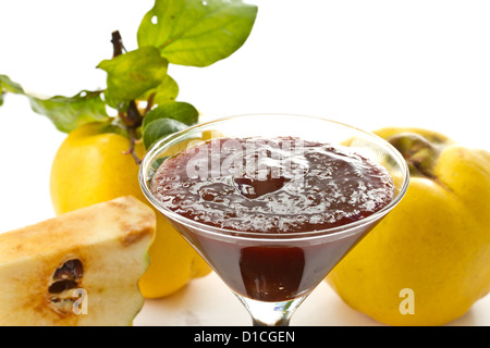 quince jam Stock Photo