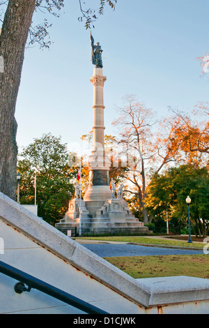 Alabama Confederate Monument on Montgomery's Capitol Hill ,Montgomery,  Alabama, USA Stock Photo