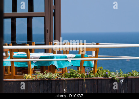 Restaurant Scenery in Nessebar, Bulgaria