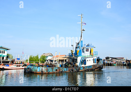 Support vessels for the offshore oil. Stock Photo