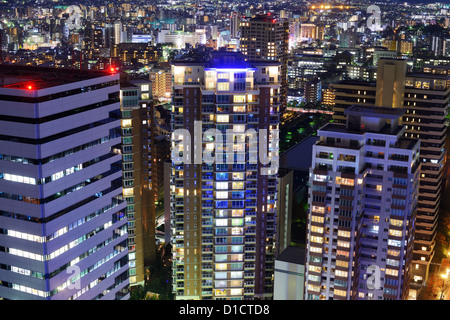Cityscape of Fukuoka, Japan. Stock Photo
