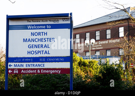 North Manchester General Hospital, Crumpsall, Manchester, England, UK ...