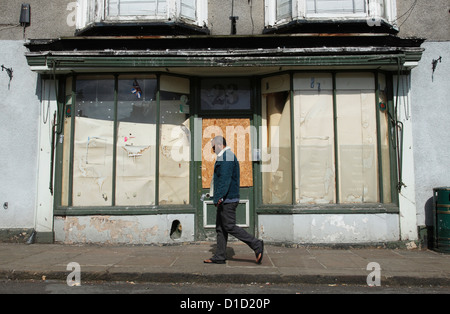 A closed shop in Alford, Lincolnshire, England, U.K. Stock Photo