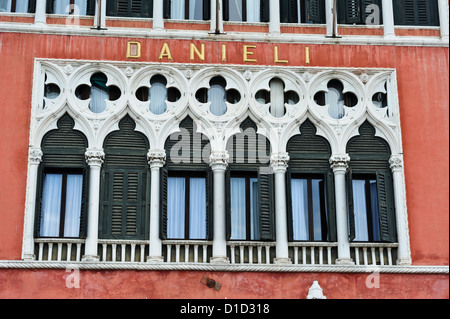 Danieli Hotel, Venice, Italy. Stock Photo