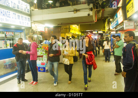 Chungking Mansions, a block of buildings in Kowloon of Hong Kong. Stock Photo