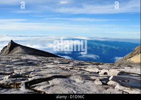 Mount Kinabalu, near Low's Peak, about 3900m. Stock Photo