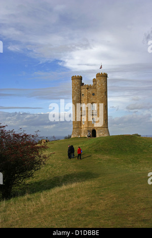 Broadway Tower Worcestershire on a late autumn afternoon Stock Photo