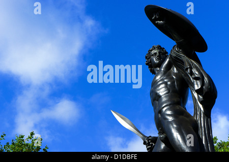 Achilles statue near Hyde Park Corner, erected as a monument to the Duke of Wellington. Stock Photo