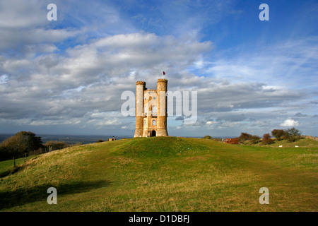 Broadway Tower Worcestershire on a late autumn afternoon Stock Photo