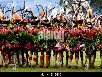 Mount Hagen sing sing festival, Highlands, Papua New Guinea Stock Photo