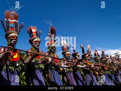 Mount Hagen sing sing festival, Highlands, Papua New Guinea Stock Photo