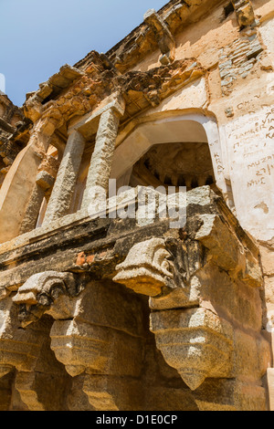 Queens Bath, part of the royal enclosure, Hampi, India Stock Photo