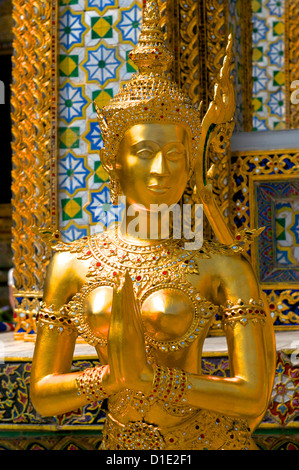 Kinnara, in the Wat Phra Keo in the grounds of the Royal Temple Bangkok Stock Photo