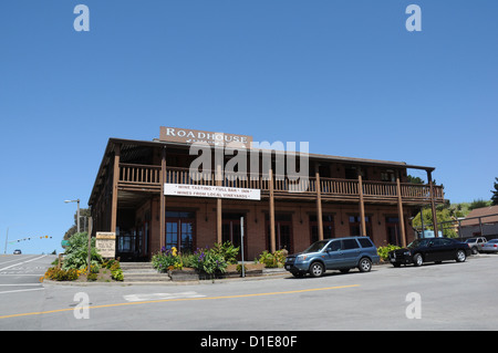 Roadhouse Restaurant, Davenport, California, USA Stock Photo