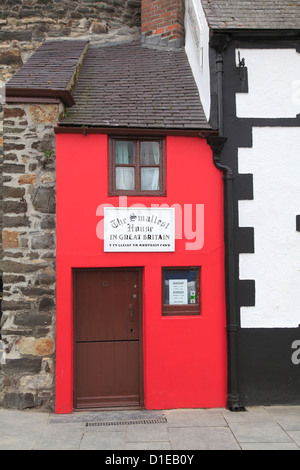 Smallest house in Great Britain, Conwy, North Wales, Wales, United Kingdom, Europe Stock Photo