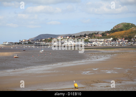 River Conwy estuary, Conwy, North Wales, Wales, United Kingdom, Europe Stock Photo