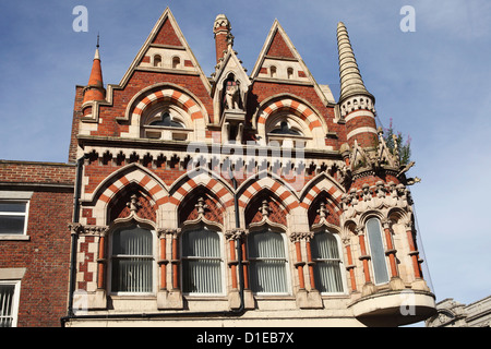 The Victorian Hindu-Gothic Grade II Listed facade of the Elephant Tea Rooms in Sunderland, Tyne and Wear, England Stock Photo