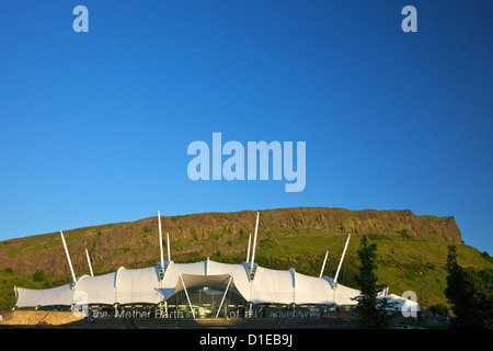 Exterior of Our Dynamic Earth, Holyrood, Edinburgh, Scotland, United Kingdom, Europe Stock Photo